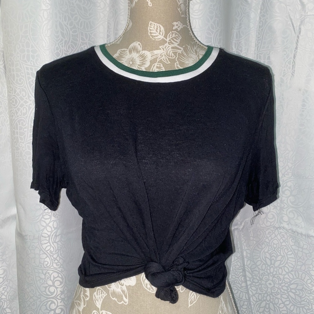 Black Crop Top